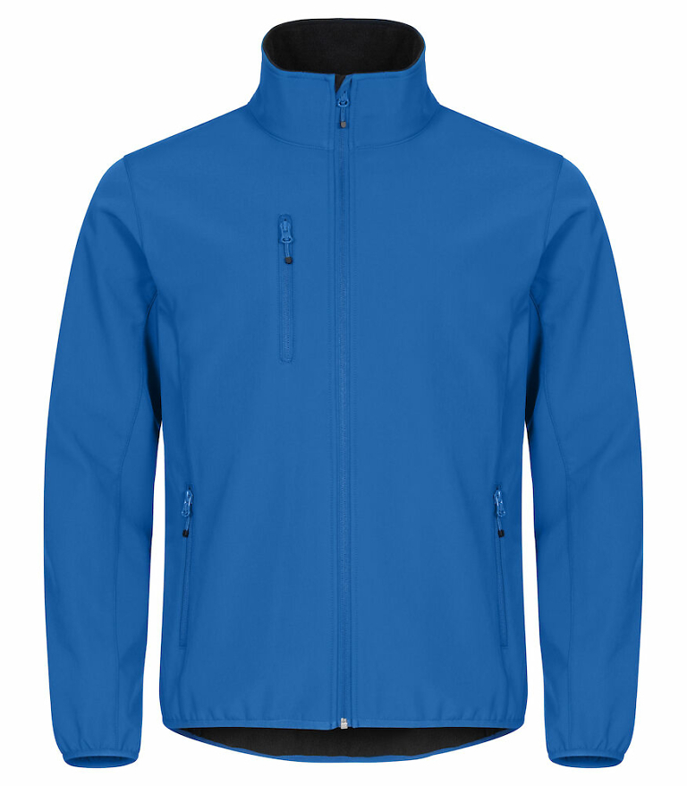 Clique Blue Softshell Mens Jacket