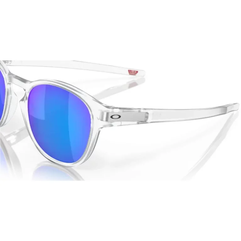 Oakley Latch Matte Clear/Prizm Sapphire Polarised