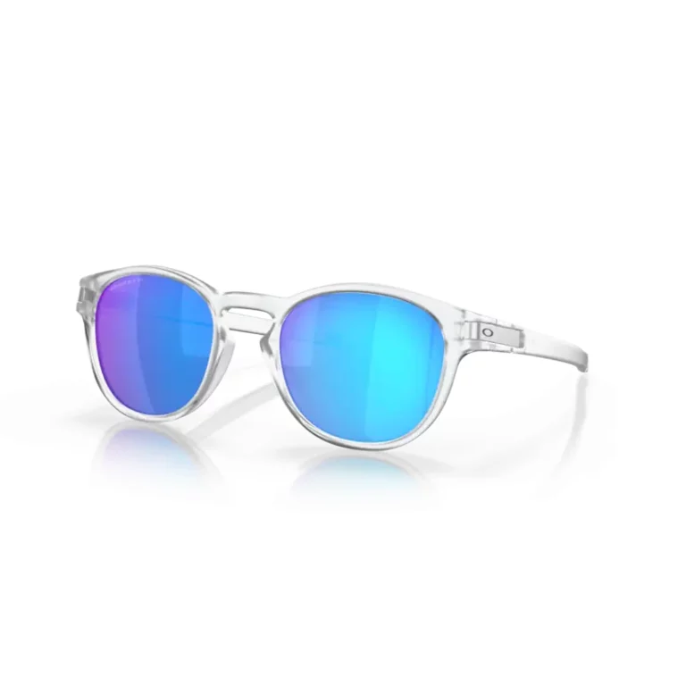 Oakley Latch Matte Clear/Prizm Sapphire Polarised