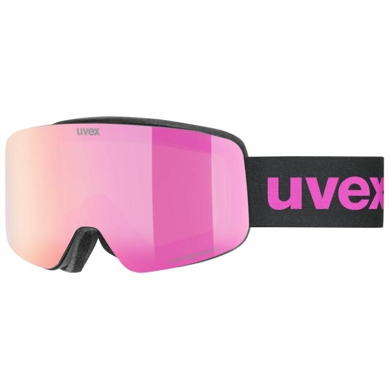 UVEX Black Pink Pwdr FM Junior Goggle