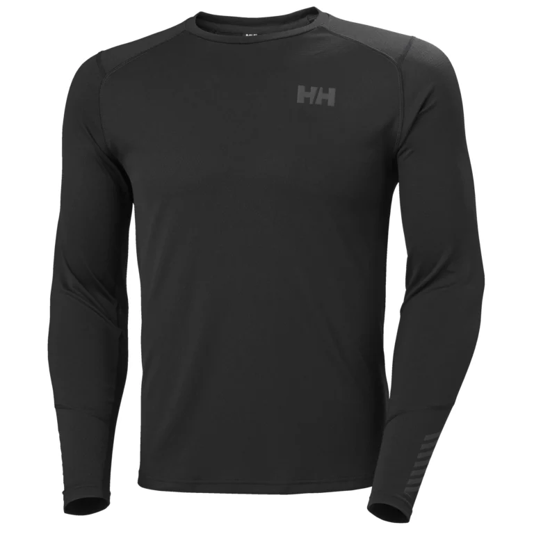 *NEW* Helly Hansen Black LIFA® Active Crew Mens Baselayer