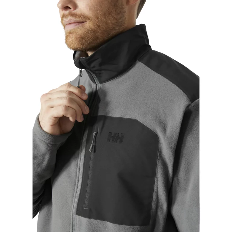 Helly Hansen Concrete Mens Daybreak Block Micro-Fleece