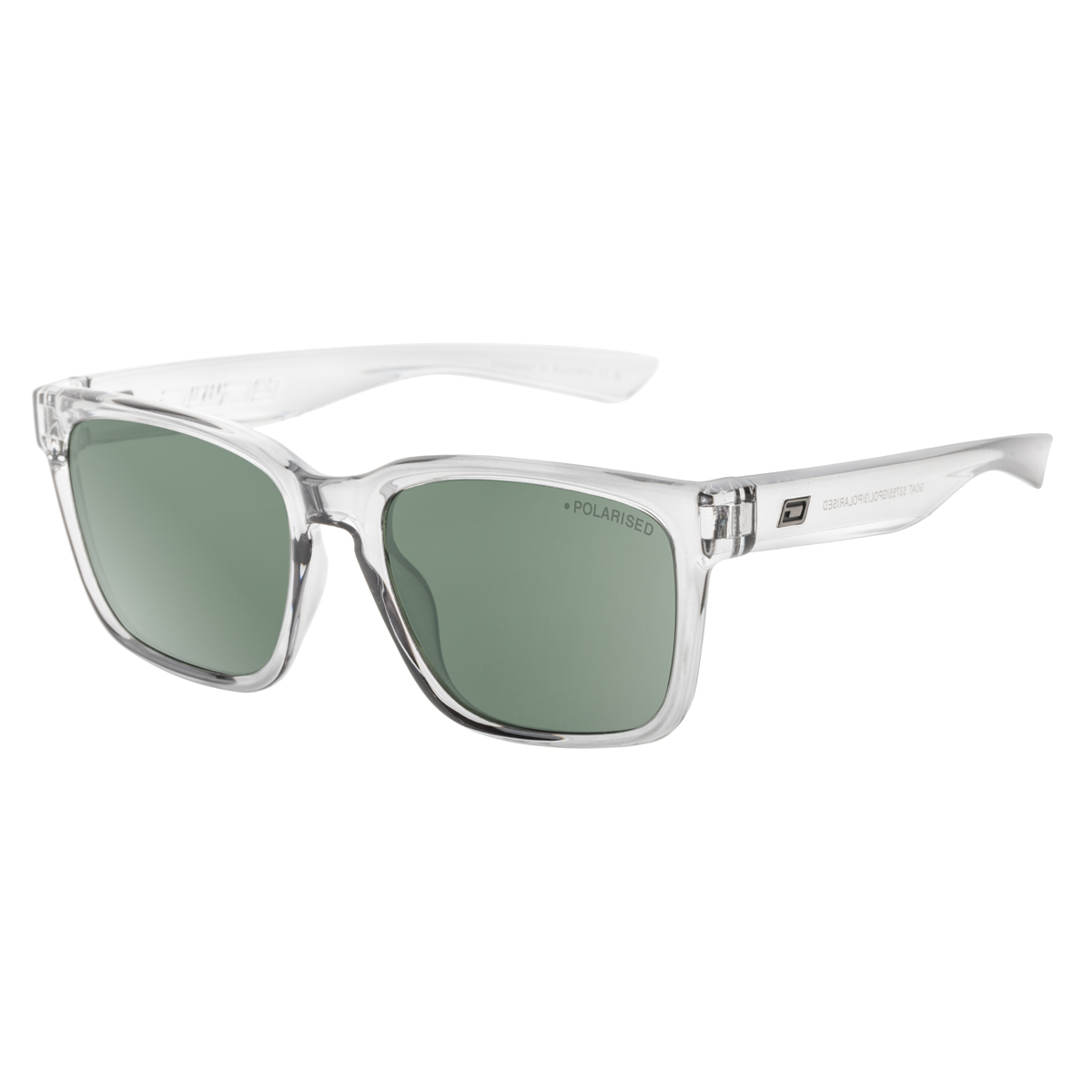 Dirty Dog Goat Crystal Grey Mirror Polarised Sunglasses