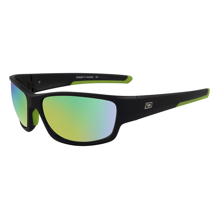 Dirty Dog Sport Chain Green Fusion Mirror Polarised Sunglasses