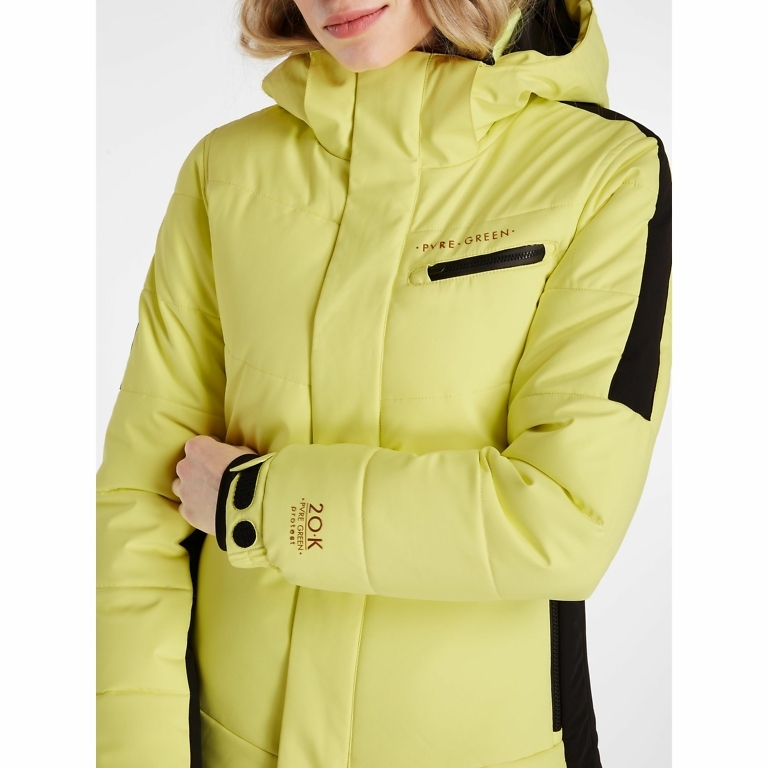 Protest Sheenas Yellow Womens Ski Jacket