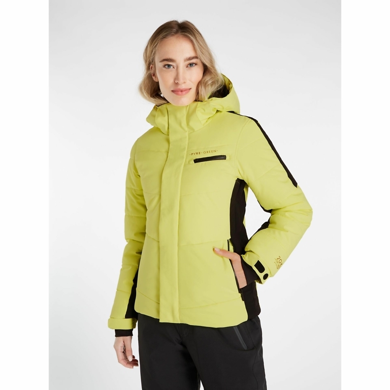 Protest Sheenas Yellow Womens Ski Jacket