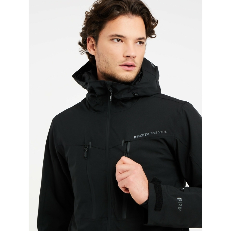 Protest Black PrtTimo23 Mens Snow Jacket