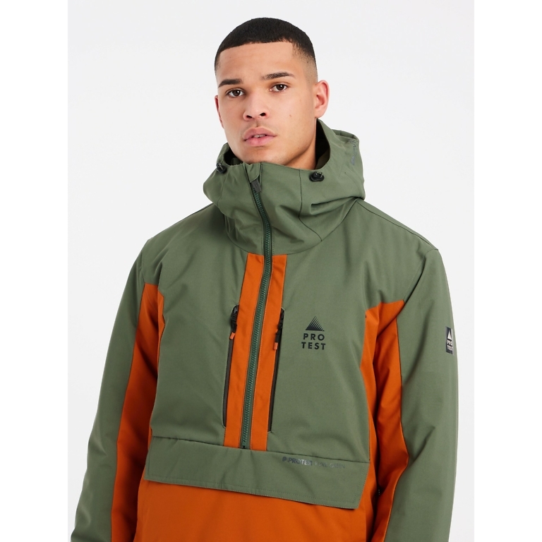 Protest Thyme Halem Mens Snow Anorak