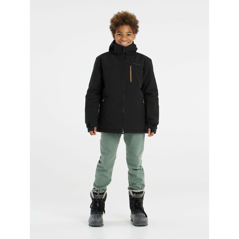 Protest Black Baloe Junior Snow Jacket