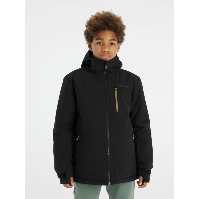 Protest Black Baloe Junior Snow Jacket