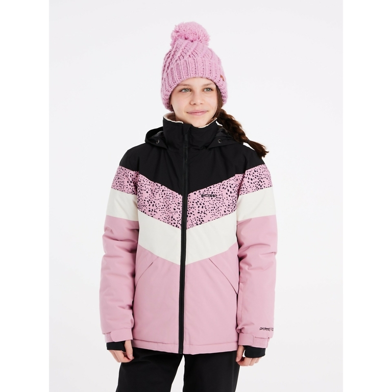 Protest Cameo Pink Fugy Girls Snow Jacket