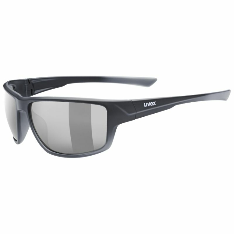 Uvex Sportstyle 233 Black Polarised Mirror Sunglasses