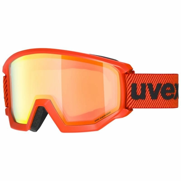 Uvex Fierce Red Full Mirror Athletic FM Goggles