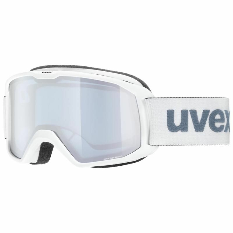 Uvex White/Silver Mirror Elemnt FM Goggle