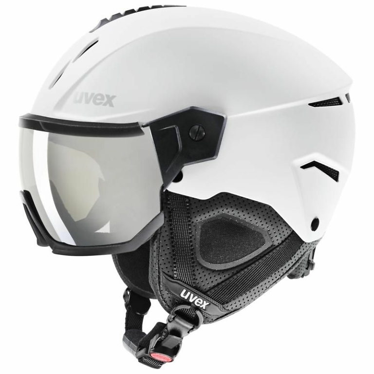 Uvex White Instinct Visor Helmet