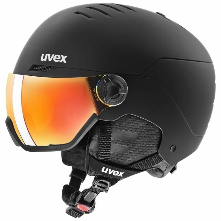 Uvex Black Wanted Visor Helmet