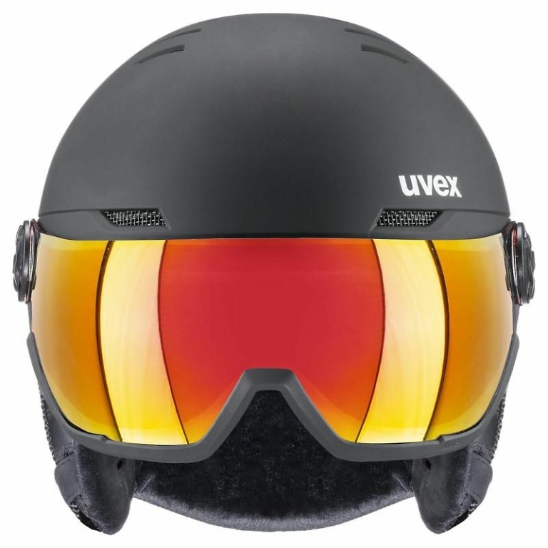 Uvex Black Wanted Visor Helmet