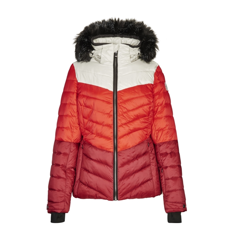 Killtec Red Brinley Down Look Womens Ski Jacket