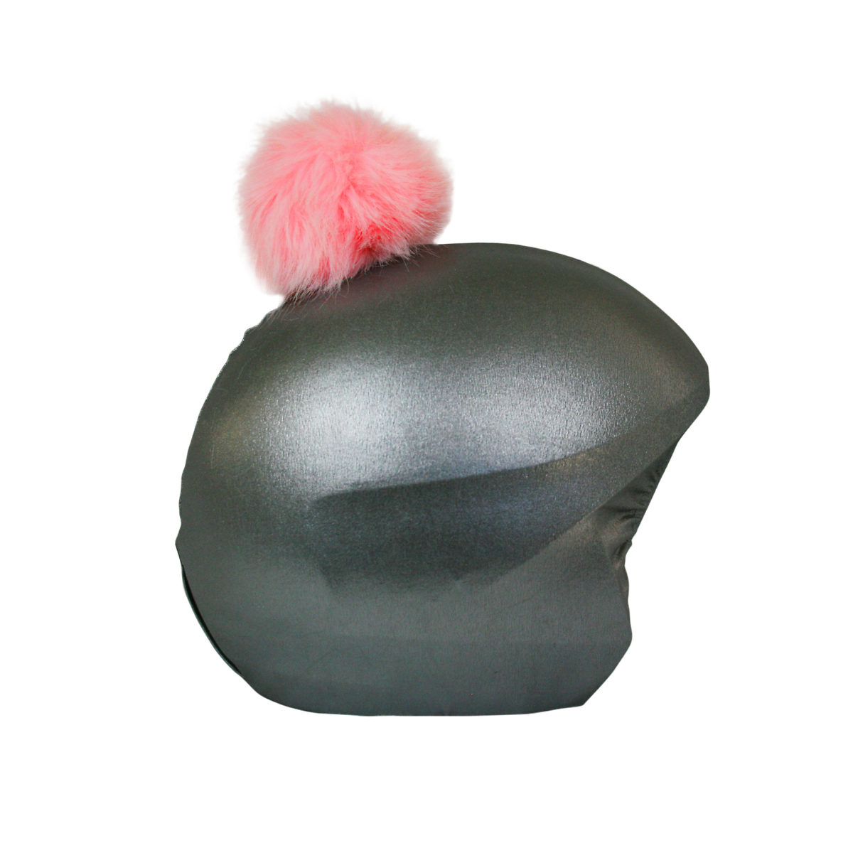 x Coolcasc Pink Pompom Helmet Cover