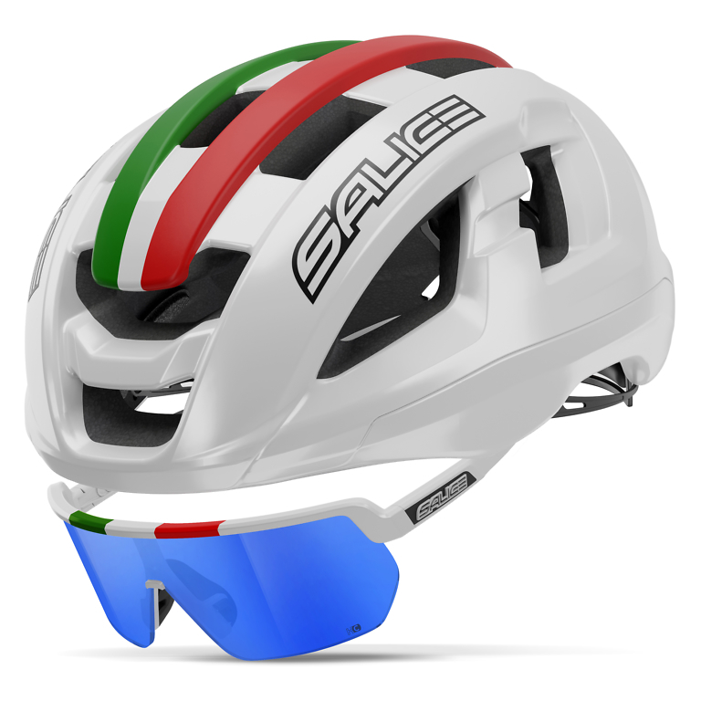 Salice GAVIA Italian Edition White Cycling Helmet