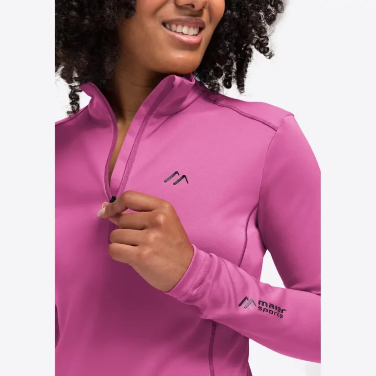 *NEW* Maier Sports Pink Jenna Rec Stretch Womens Midlayer