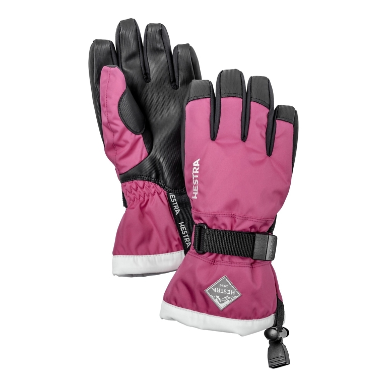 Hestra Fuchsia Kids Gauntlet CZone Gloves