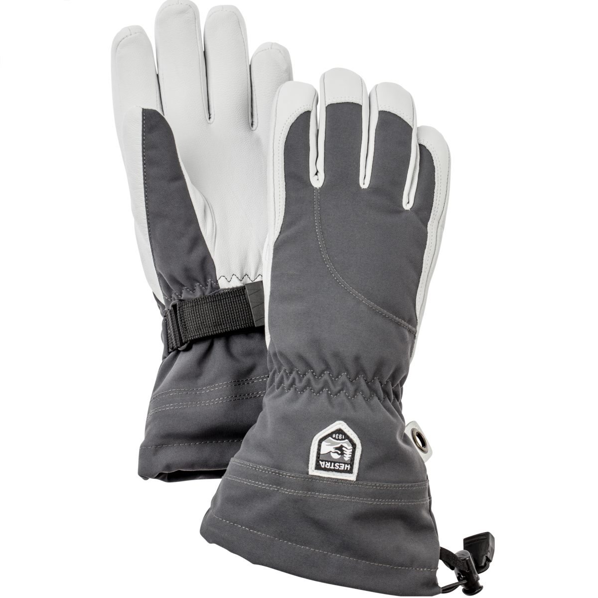 Hestra Grey Womens Heli Ski Gloves