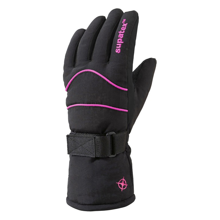 Manbi Black & Pink Junior Rocket Gloves