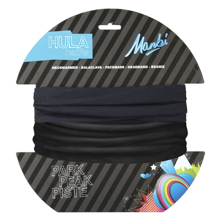 Manbi Black Hula Halfie Neckwarmer