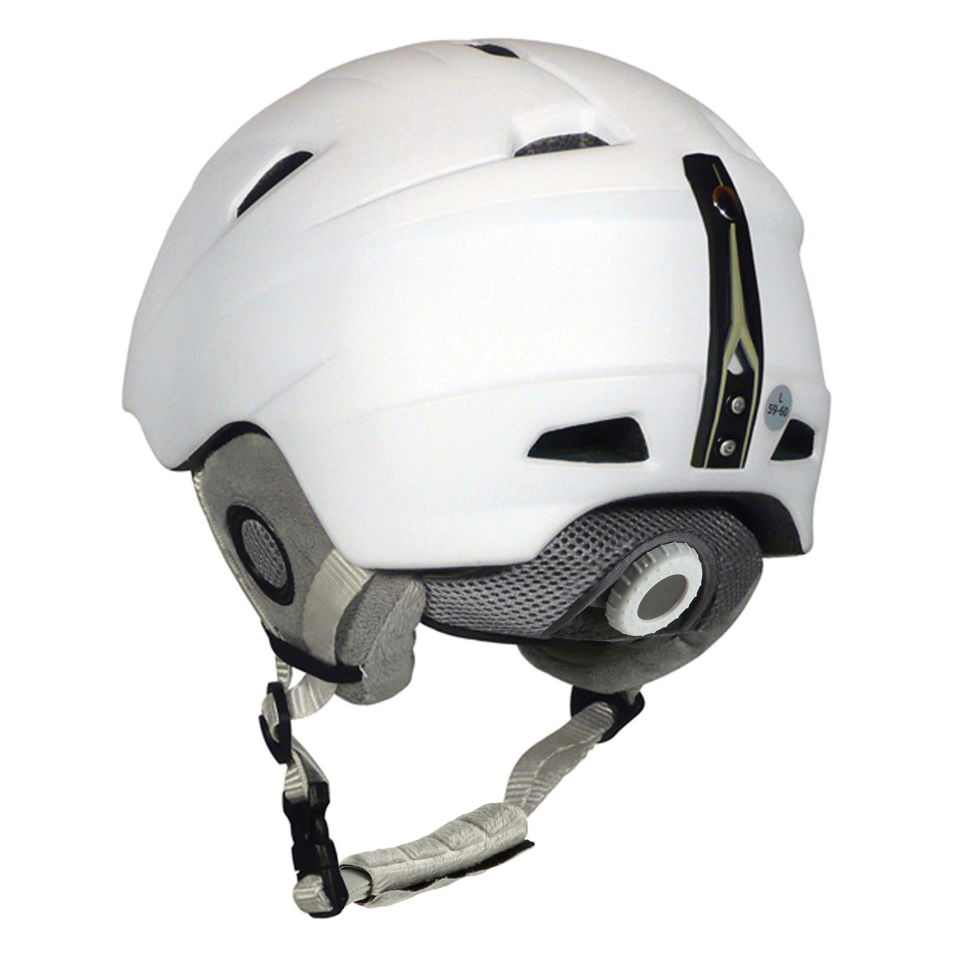 Manbi White Matte Park Helmet - Love & Piste Ski & Snow Board Wear