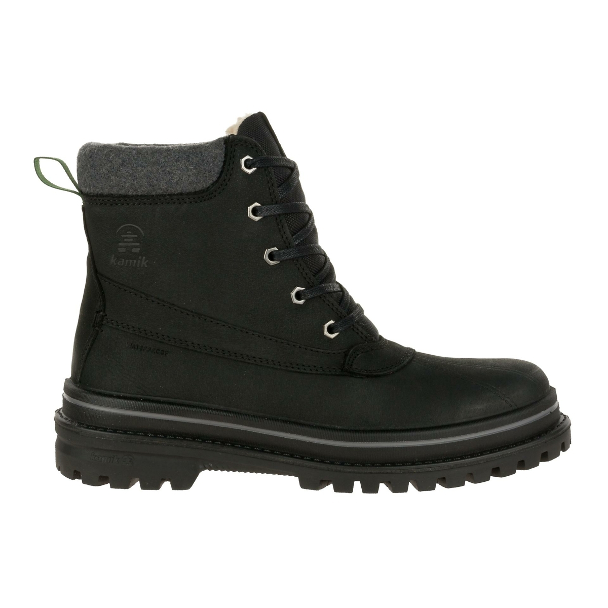 Kamik Black Tyson Mens Winter Boot