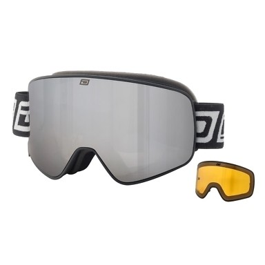 mutant 2.0 black and silver dirty dog goggles