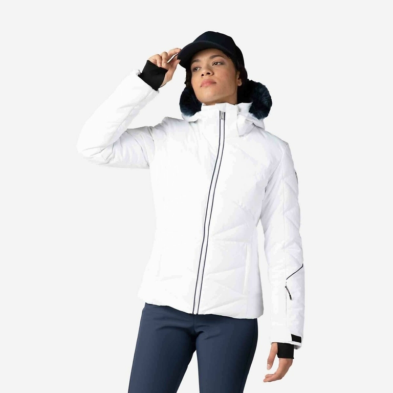 *NEW* Rossignol White Staci Womens Ski Jacket