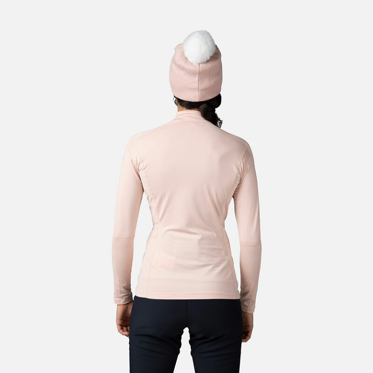 Rossignol Powder Pink Classique 1/2 Zip Baselayer