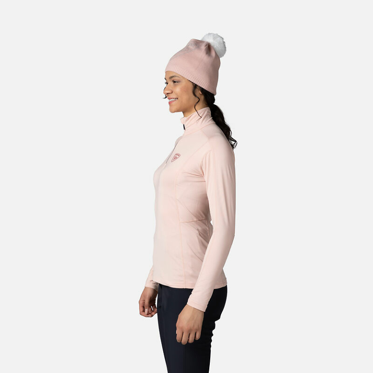 Rossignol Powder Pink Classique 1/2 Zip Baselayer