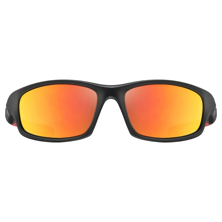 Uvex Black & Red Matt Sportstyle 507 Sunglasses