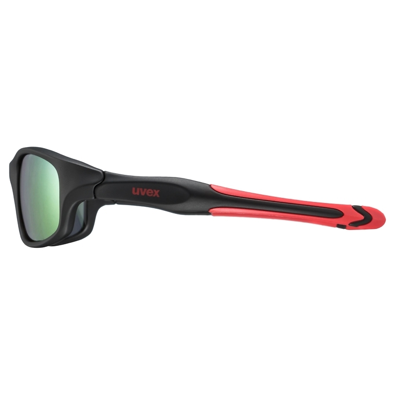 Uvex Black & Red Matt Sportstyle 507 Sunglasses