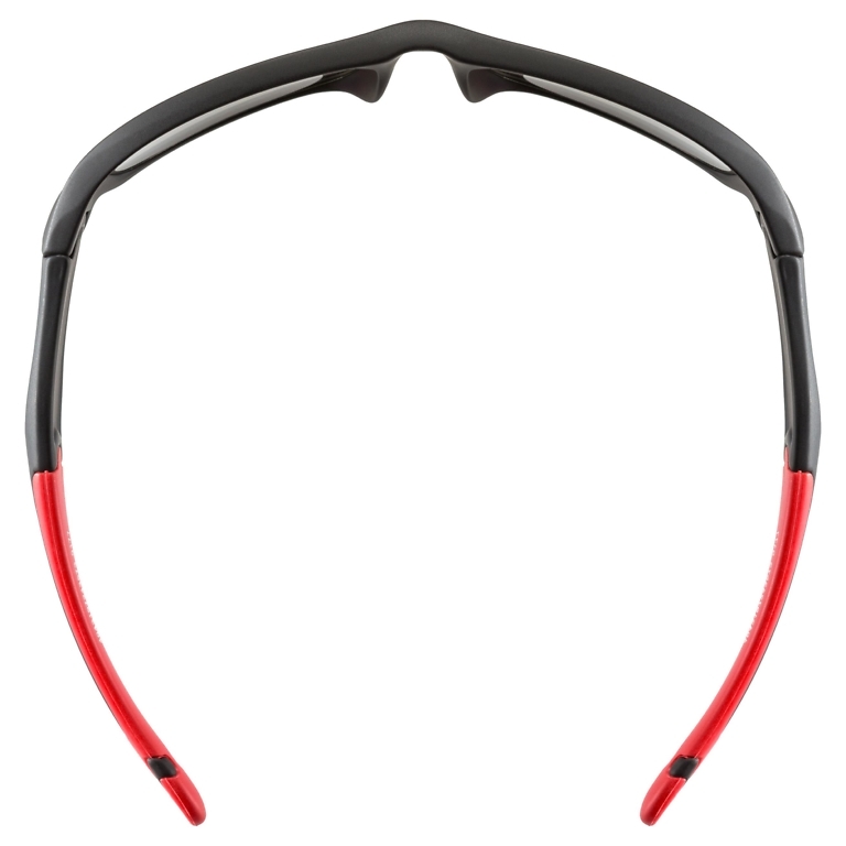 Uvex Black & Red Matt Sportstyle 507 Sunglasses