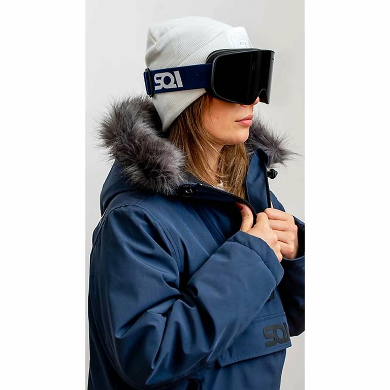 SQI Navy ôSHun Unisex Winter Jacket