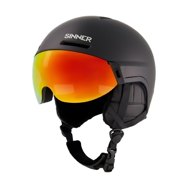 sinner montblanc visor helmet black