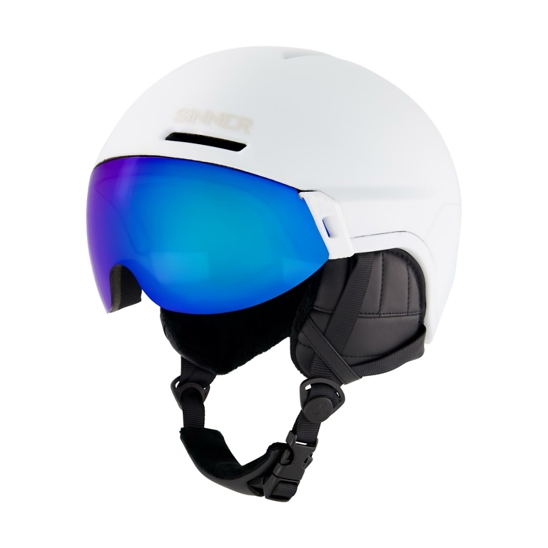 Sinner White Montblanc Visor Helmet