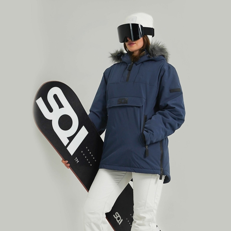 SQI Navy ôSHun Unisex Winter Jacket