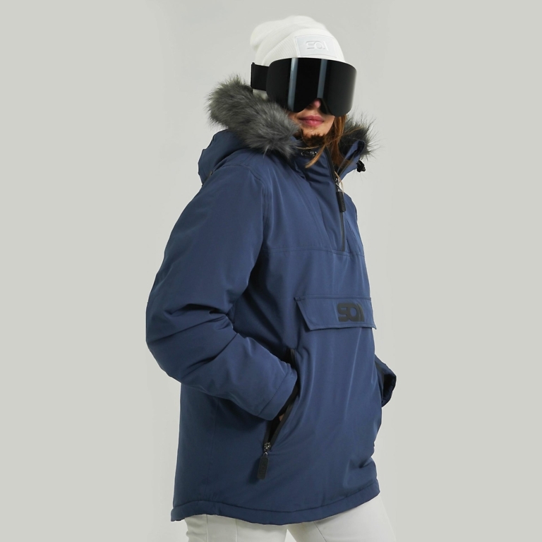 SQI Navy ôSHun Unisex Winter Jacket