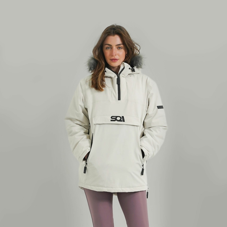 SQI Winter White DEZЭ'RT Unisex Winter Jacket