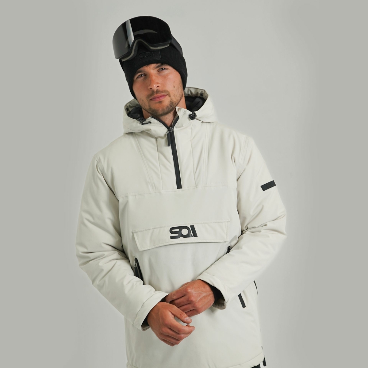 SQI Winter White DEZЭ’RT Unisex Winter Jacket