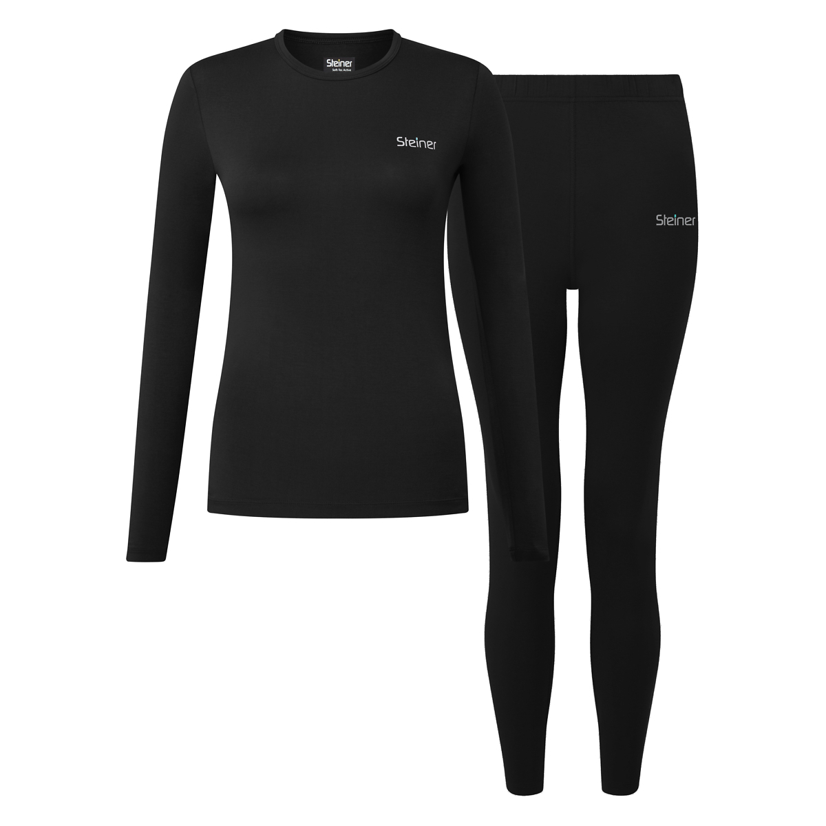 Steiner Black Soft-Tech Womens Base Layer Set