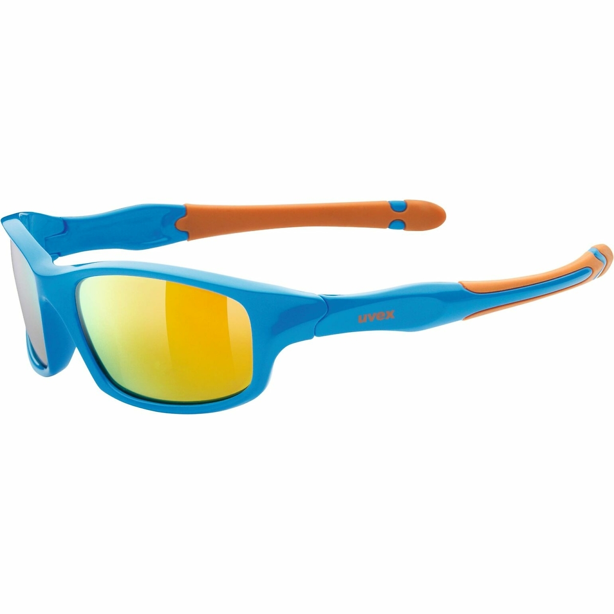 Uvex Blue & Orange Matt Sportstyle 507 Sunglasses