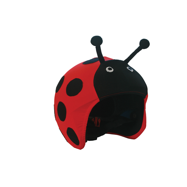 x Coolcasc Ladybird Helmet Cover