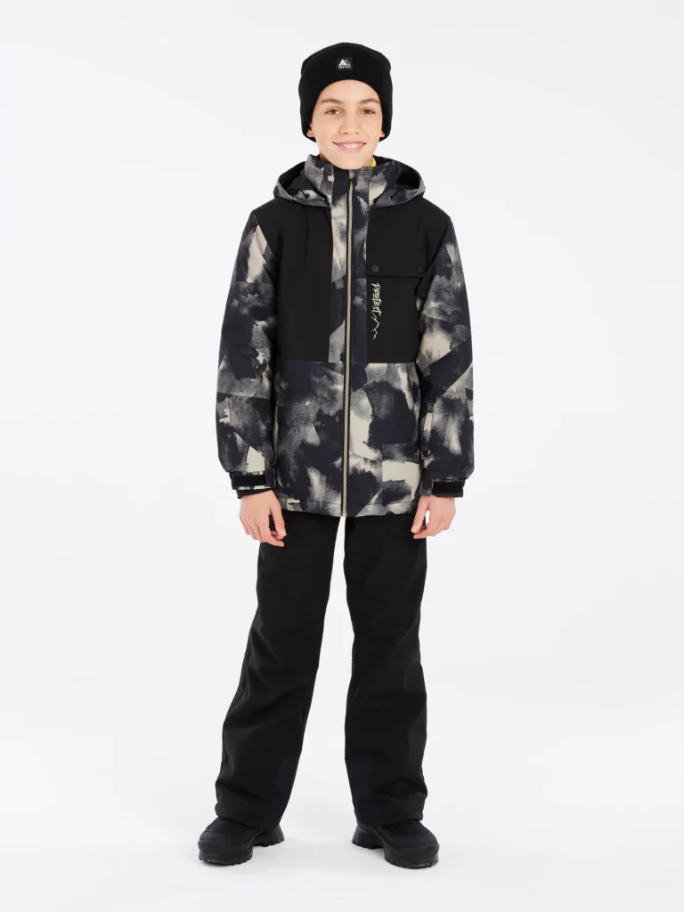 *NEW* Protest Black Wolve Boys Snow Jacket